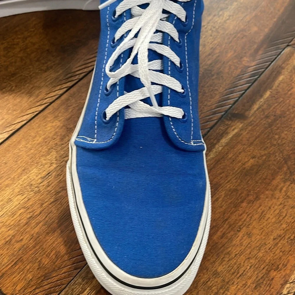 RARE Vans classic blue hi high top sz mens 9 womens 10.5 (RARE DEADSTOCK) unisex - Picture 6 of 16